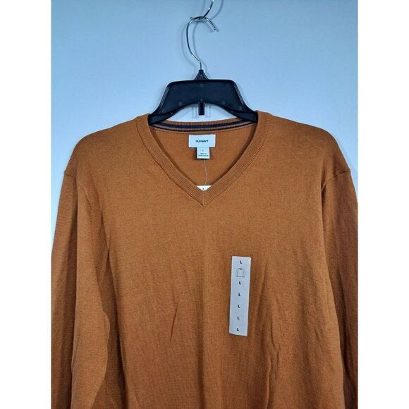 Mens V Neck Pullover Sweater NWT. Size Large, Long Sleeves. - Picture 2 of 8